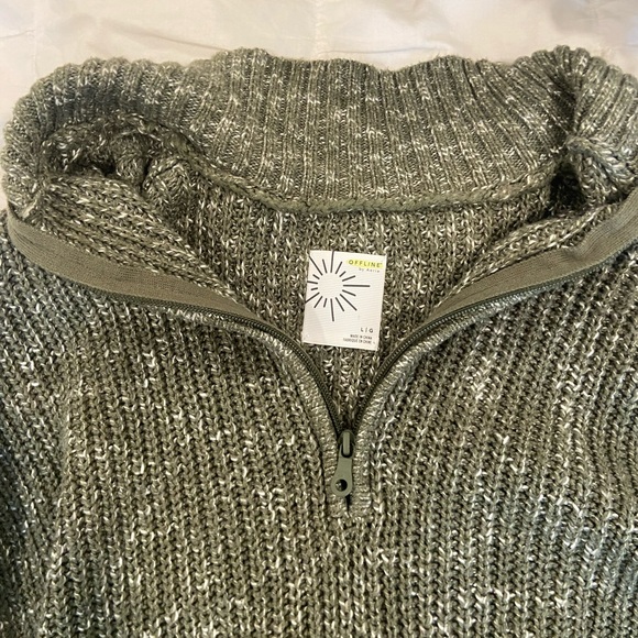 Aerie knitted oversized quarter zip - Picture 2 of 4